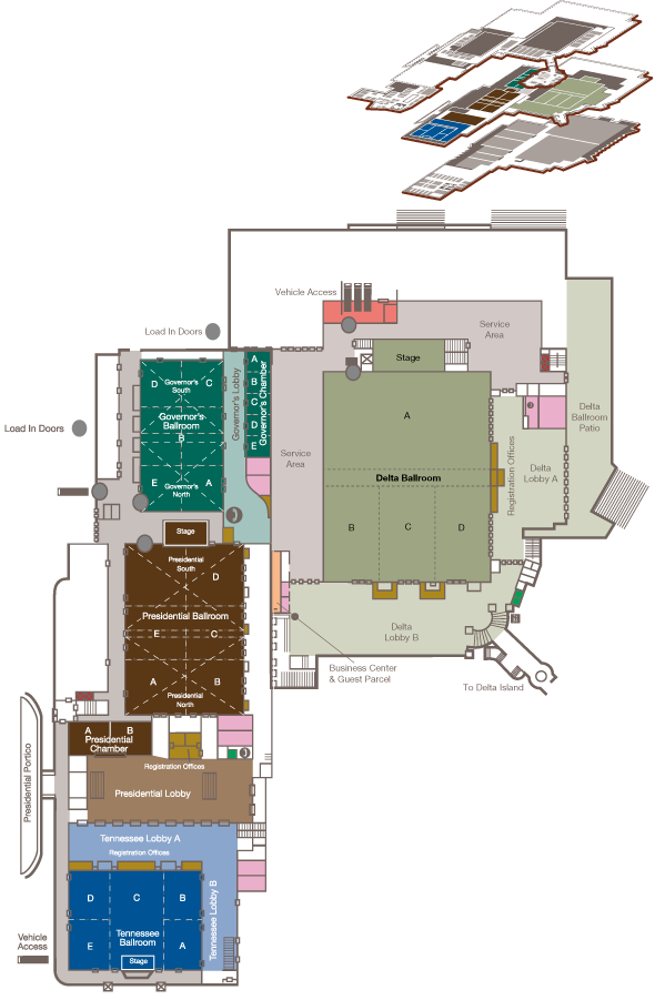 Map of the Ballrooms
